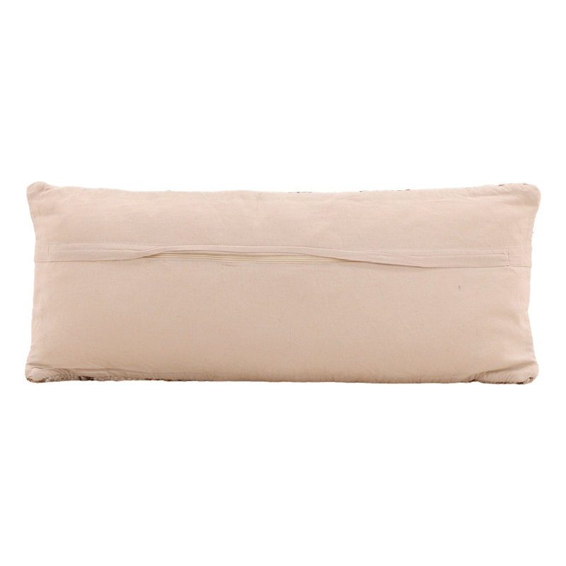 Wanda Jute Pillow, Finished Brown - 20x20, Rectangular 14"H x 35"W