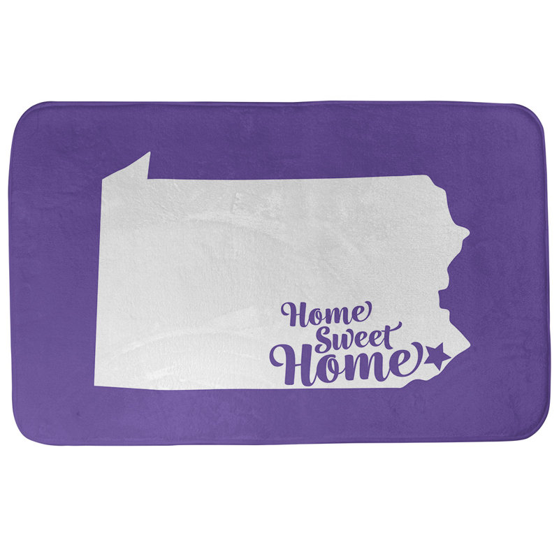 Tapis pour salle de bain philadelphia doux, Mauve, l 17 po x L 21 po