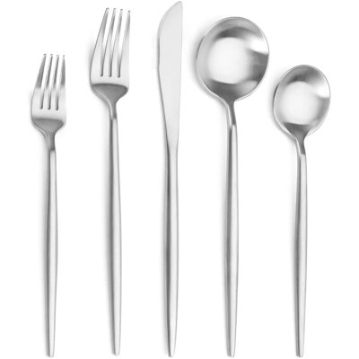 Latitude Run® Stainless Steel Flatware Set - Service for 4