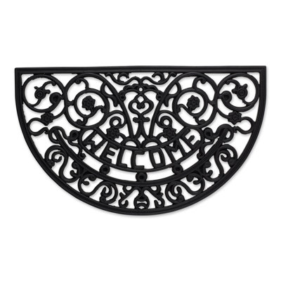 Maggiemae Non-Slip Geometric Outdoor Doormat