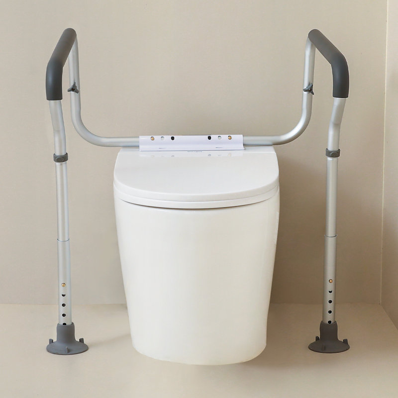 Adjustable Aluminum Toilet Safety Frame with Handrails