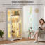 Glass 80.01 cm W Display Cabinet-1595332413