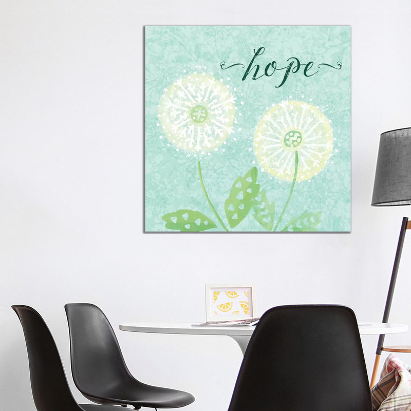 Dandelion Wishes II by Noonday Design - Wrapped Canvas Painting, 93.98cm H x 93.98cm W x 1.91cm D