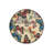 Multicolored Butterflies On A Beige Background Woven Base Decorative Carpet-2136544442