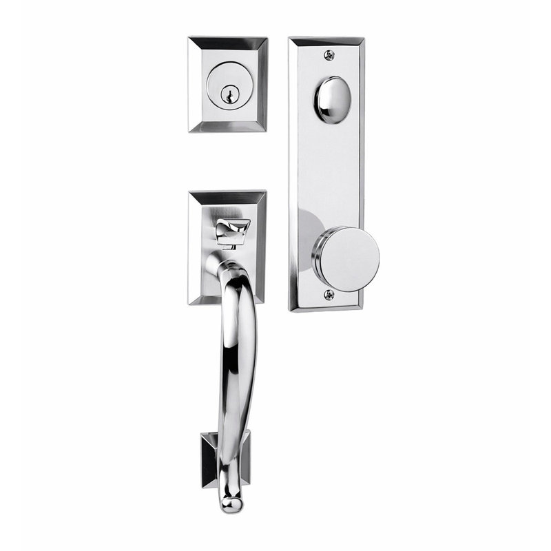 Bravura 913-947 Active Savannah Handleset with Dallas Knob in Bright Chrome