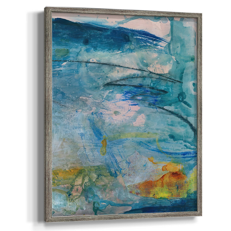 «Spring Winds V», reproduction encadrée - bois massif, H 11 po x l 9 po