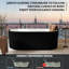 Baignoire autoportante en acrylique, baignoire à rayures profonde avec drain, baignoire autoportante à surface solide, baignoire spa intérieure contemporaine pour adultes, grand bain de pieds-124151119