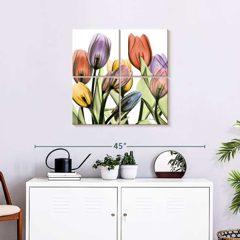 Harnek Tulip Scape, H 26 po x l 26 po