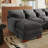 112" U Shaped Modern Chenille Sectional Sofa-1272476263