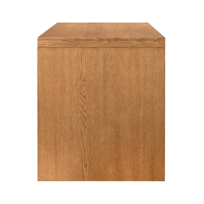 Posada Desk - Amber Oak Veneer, Amber Oak Veneer
