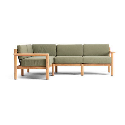 Haven 89.25'' Wide Patio Sectional with Sunbrella® Cushions