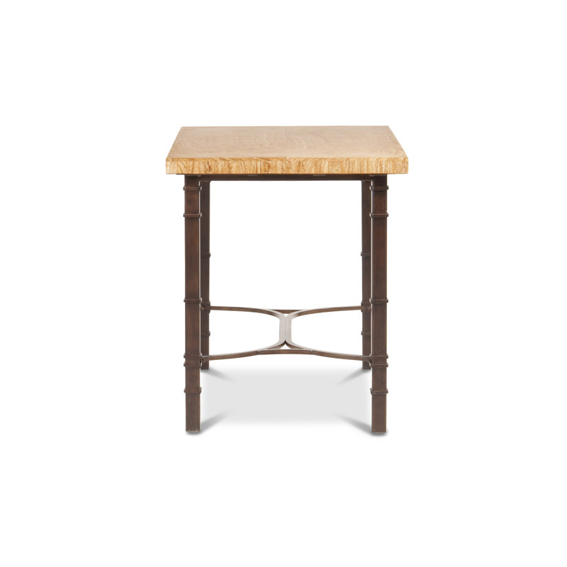 San Marco - Outdoor Dining Table w/ Sandstone Top & Hand Painted Aluminum Base