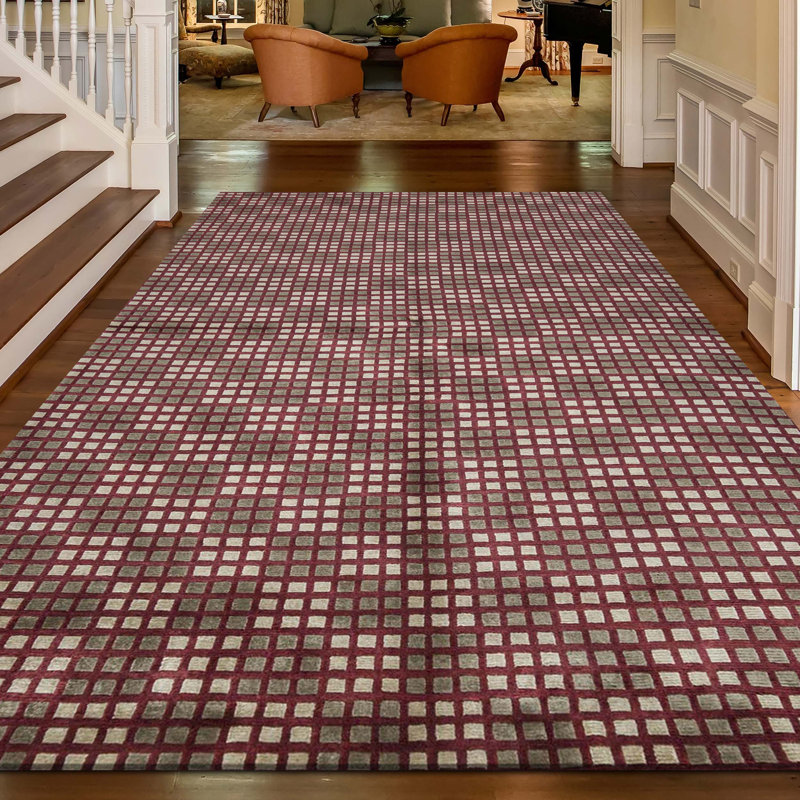 Wool Geometric Area Rug