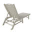 Chaise longue d'extérieur en PEHD Laguna-82415093