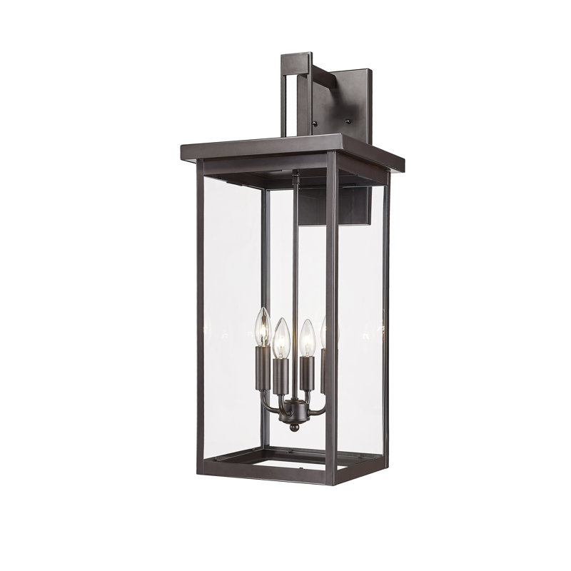 Osakis Light Outdoor Wall Sconce, 30" H x 12" W, Powder Coated Bronze
