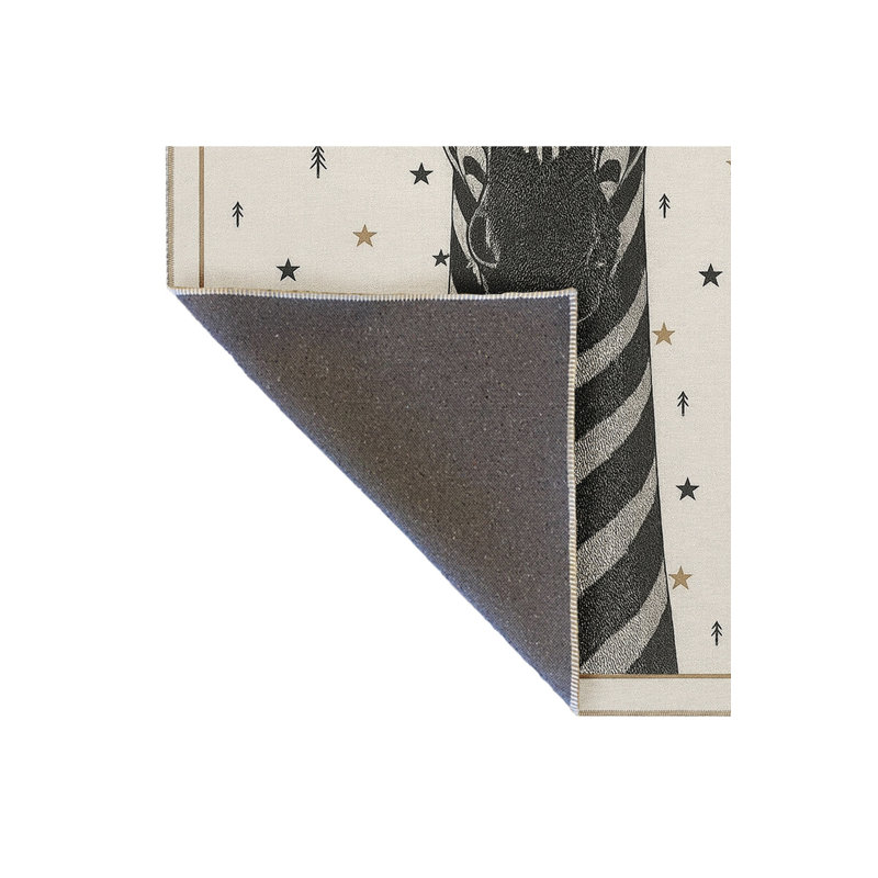 Tapis gris tissé Mosso, 2' x 2'11"