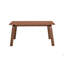 Ensemble de salle à manger 5 pièces moderne et moderne avec finition noyer, table rectangulaire et 4 chaises à oreilles style rétro
