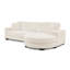Canapé-lit modulaire contemporain rembourré en Corduroy-707193706