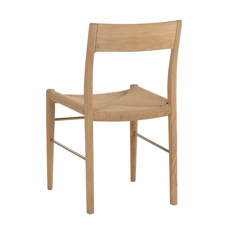 Upland Solid Wood Dining Chair, Brown