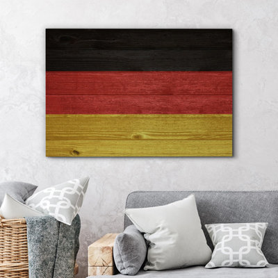 Panneau allemand en bois