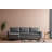 Modern Corner Sofa, Light Grey, 100% Metal Frame | 88.6 x 30.7 x 18.1 inches | 100% Polyester Fabric, High DNS Foam & Silicon Fiber Back Cushions | Spacious Chaise Lounge for Ultimate Comfort & Style-90667802