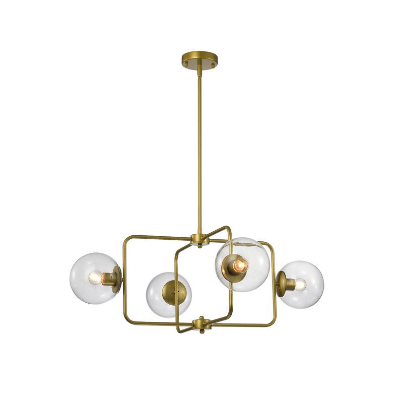 Lustre linéaire unique à 4 lumières Kukkapalli
