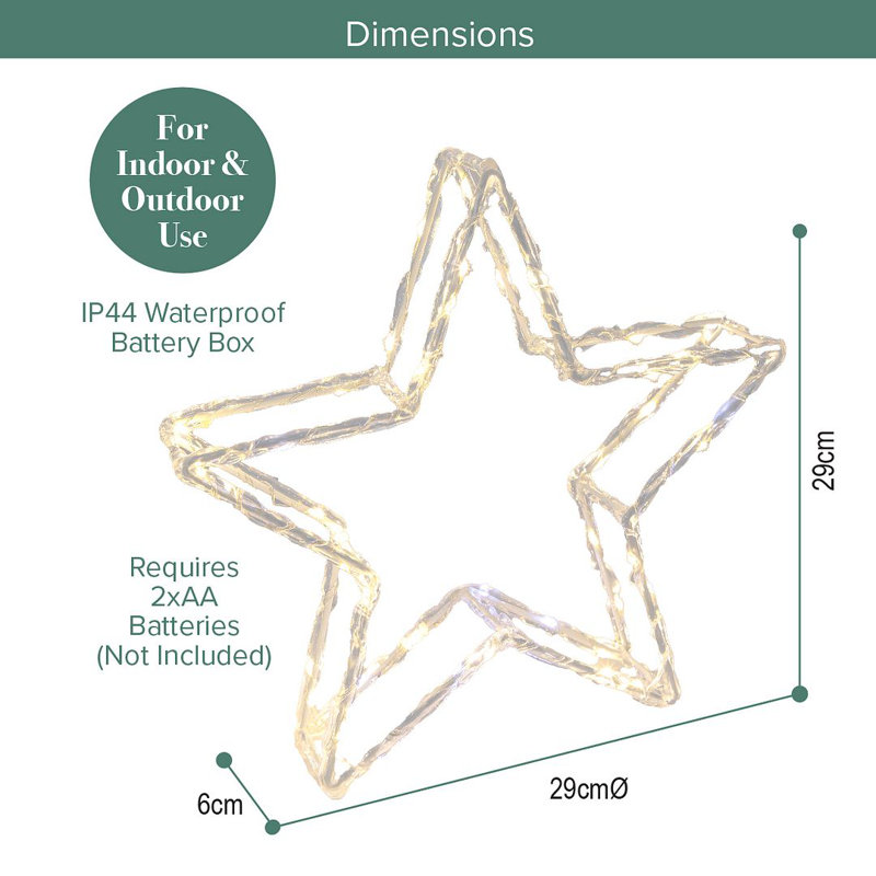 LED Indoor / Outdoor Lighted Window Décor