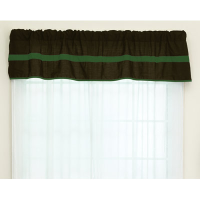 Tingley Cotton Blend Striped Tailored Window Valance