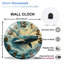 Horloge murale baleine, art nautique, horloge murale 12 po