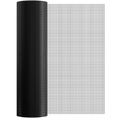 Hardware Cloth, 36'' x 50' Galvanized Wire Mesh Roll, 19 Gauge Chicken Wire Fence Roll, Vinyl Coating Metal Wire Mesh for Chicken Coop Barrier, Rabbit Snake Fences, Poultry Enclosures