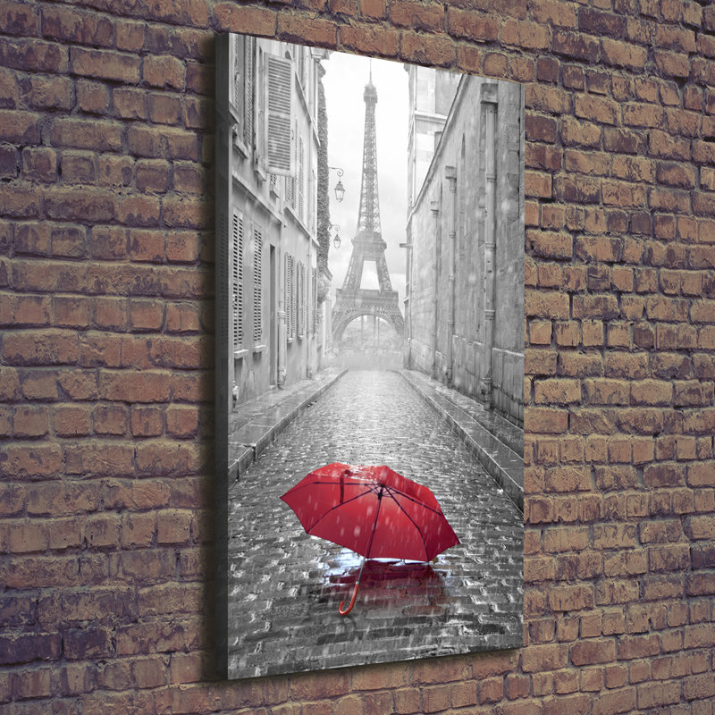 Parasol France - Wrapped Canvas Print