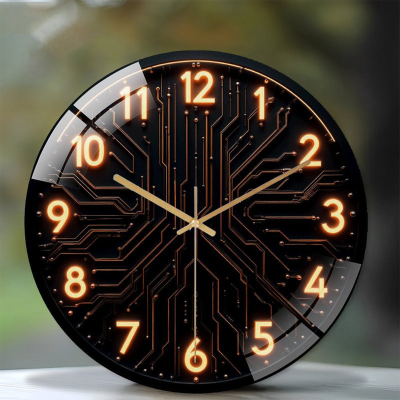 Horloge murale à DEL 12 "