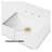 36" Engineered marble Single Bathroom Vanity Top In White With Sink in right