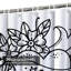 Rideau de douche avec 12 crochets-207889816