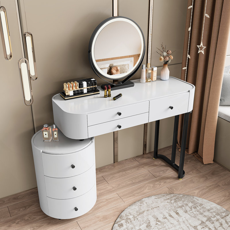 Coiffeuse moderne avec miroir amovible