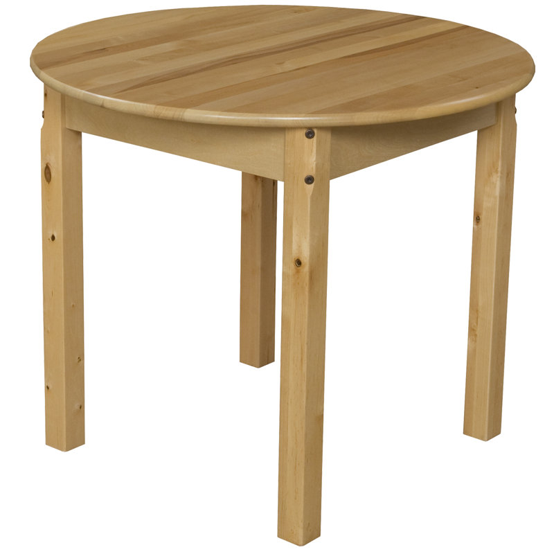 Table d'activité circulaire, Sans roulettes, H 22 po x L 30 po x l 30 po