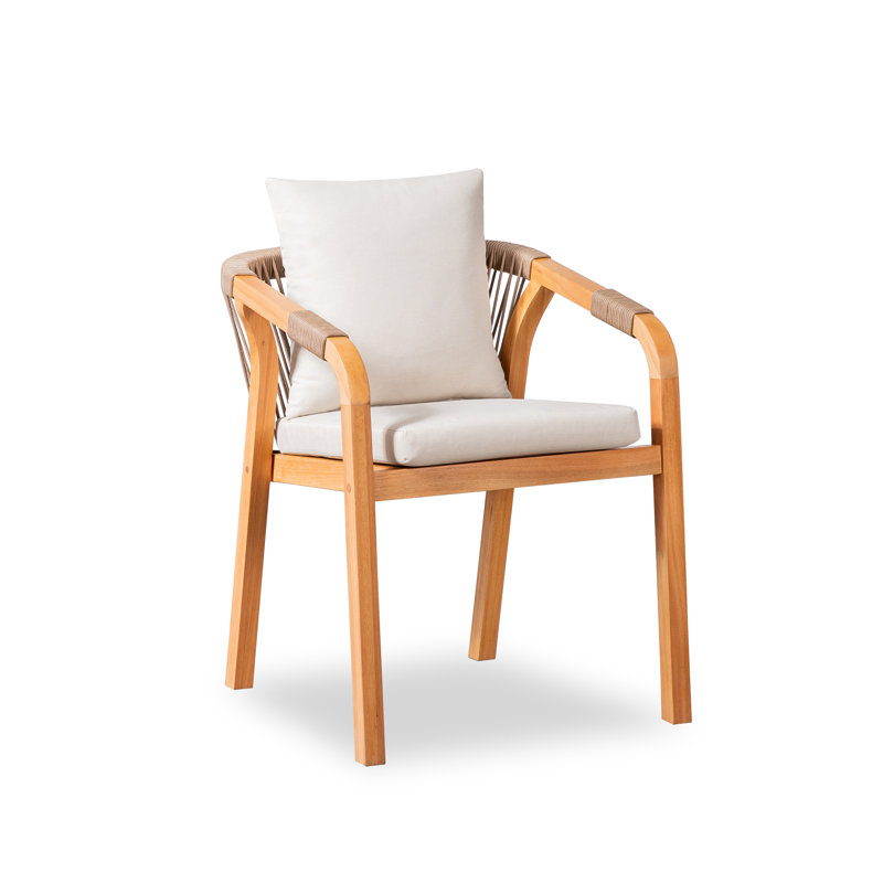 Ensemble de 2 chaises de patio en eucalyptus Bex