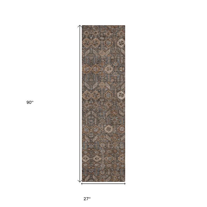 Tapis de couloir d'extérieur 8 pi