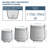Brennus 3-Piece Cement Pot Planter Set-1059475480