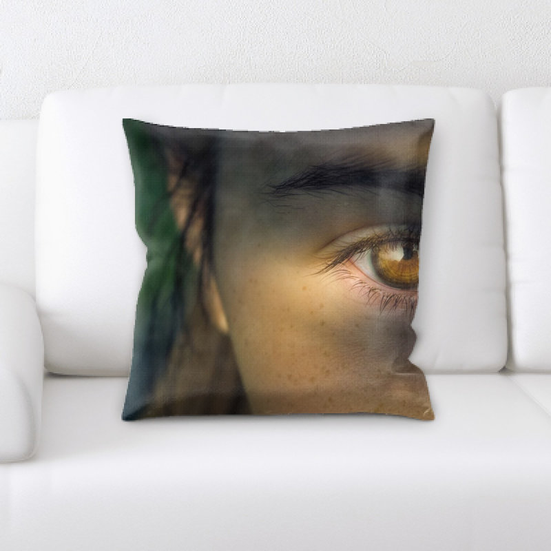 Housse et insert de coussin carré Eye