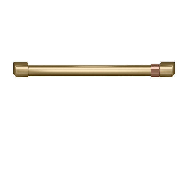 30" Single Wall Oven Handle Kit, 2'' H X 27'' W X 2'' D, Brushed Brass