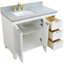 Ensemble de meuble-lavabo simple 43 "avec miroir Schreck-326489473-326489475