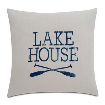Nautical Linen Square Pillow Cover & Insert