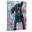 « funky pup », reproduction d’art sur toile tendue encadrée-20841804