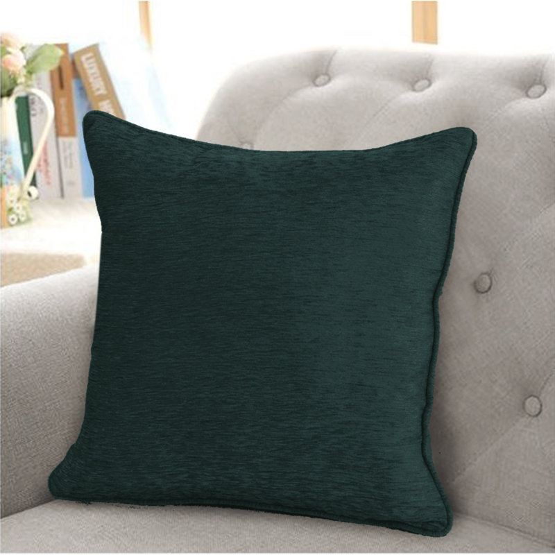 Kandance Square Cushion, Dark Green