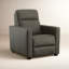 Fauteuil inclinable électrique en cuir 34 po Broadway-1186782224