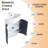 Devenny 12.86'' Single Bathroom Vanity with Ceramic Top