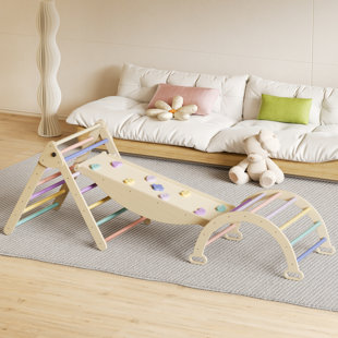 7 in 1 Pikler Triangle Set Baby Climbing Toy
