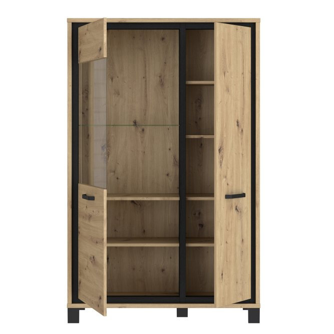 Cerallua Glass 102 cm W Display Cabinet