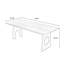 Bureau rectangulaire brun en bois massif-1517899302